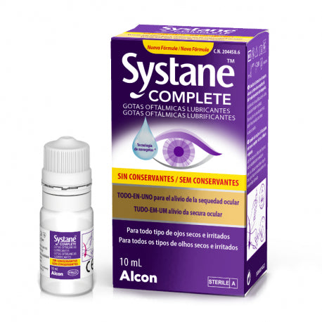 SYSTANE COMPLETE SIN CONSERVANTES 10ML