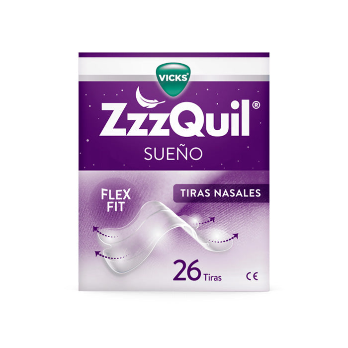 ZZZQUIL SUEÑO TIRAS NASALES 26 UNIDADES