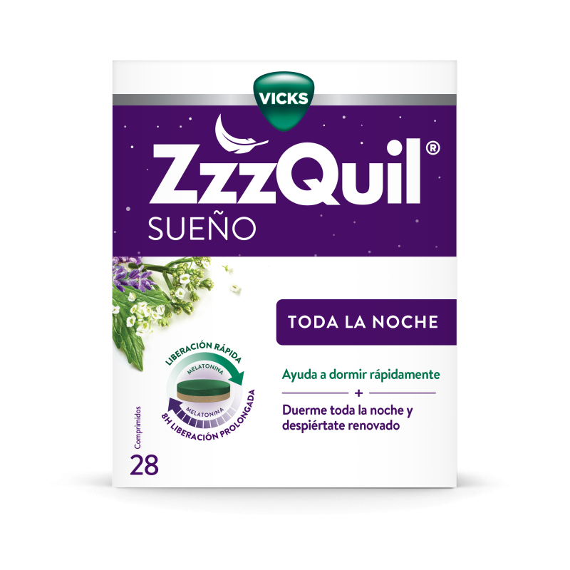 ZZZQUIL SUEÑO TODA LA NOCHE 28 COMPRIMIDOS